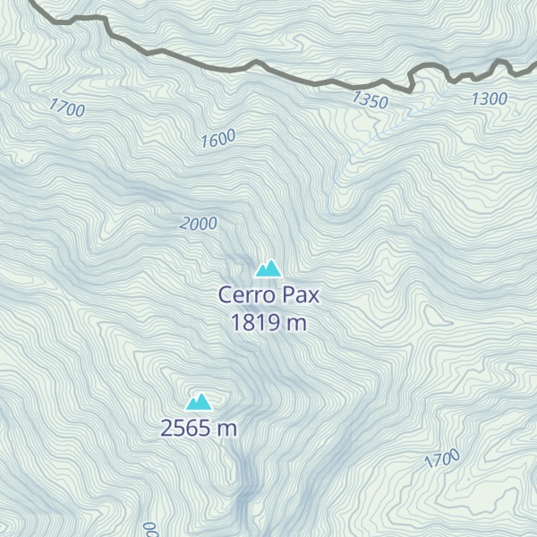 Map of Cerro Pax