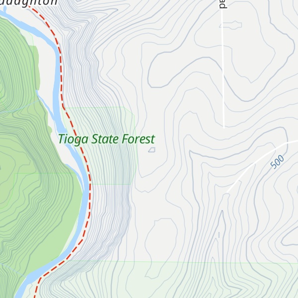 Map of Red Ledge Ridge