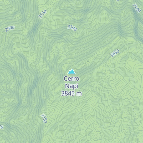 Map of Cerro Napi
