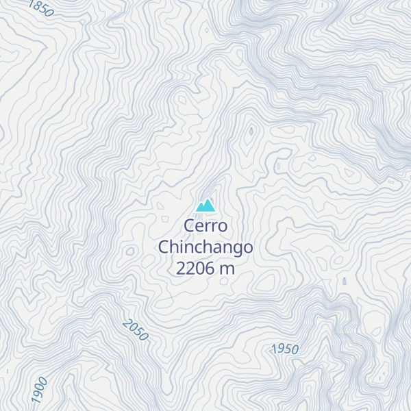 Map of Cerro Chinchango
