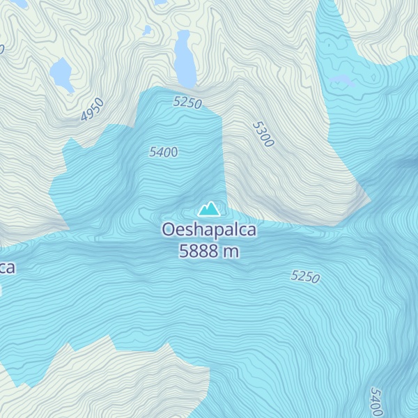 Map of Oeshapalca