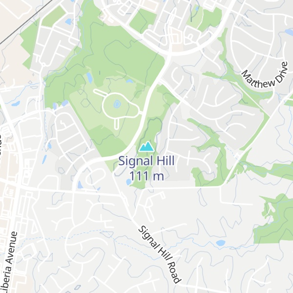 Map of Signal Hill