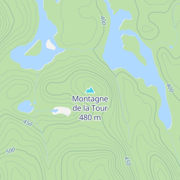 Map of Montagne de la Tour