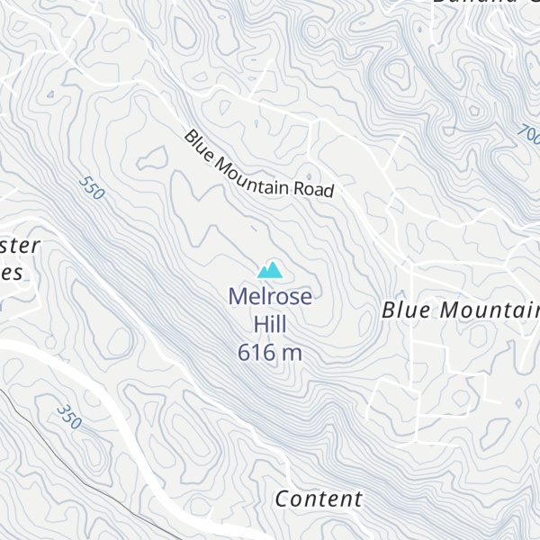 Map of Melrose Hill