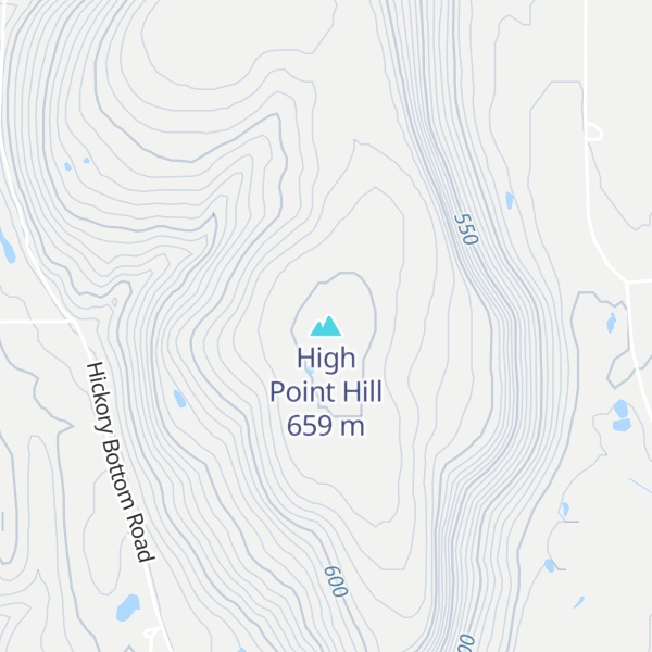 Map of High Point Hill