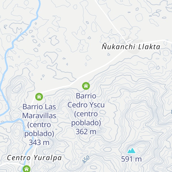 Map of Barrio Cedro Yscu (centro poblado)