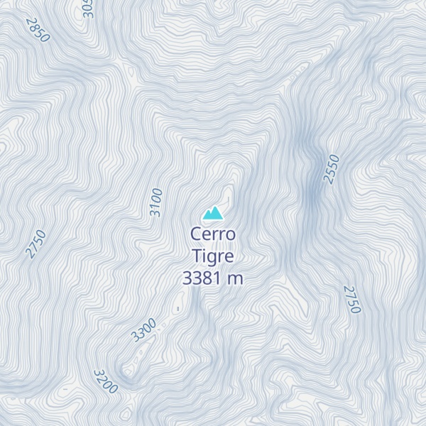 Map of Cerro Tigre