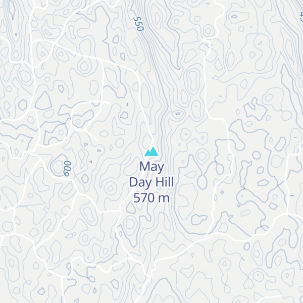 Map of May Day Hill