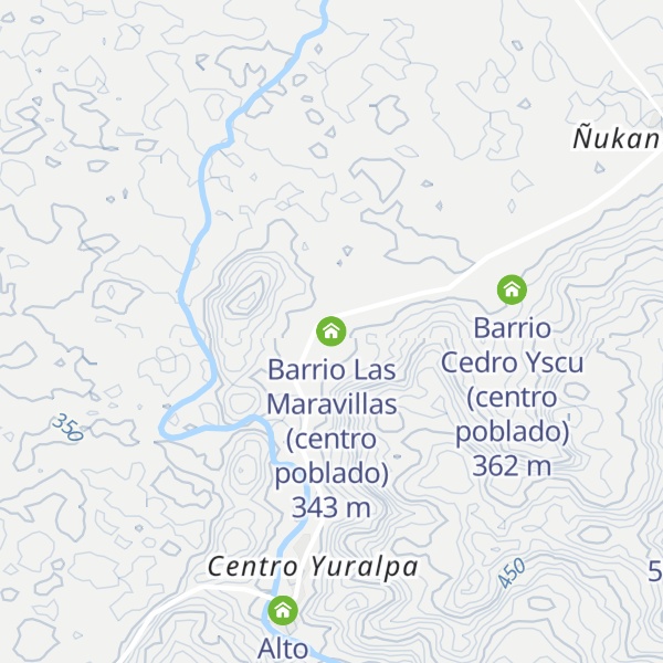 Map of Barrio Las Maravillas (centro poblado)