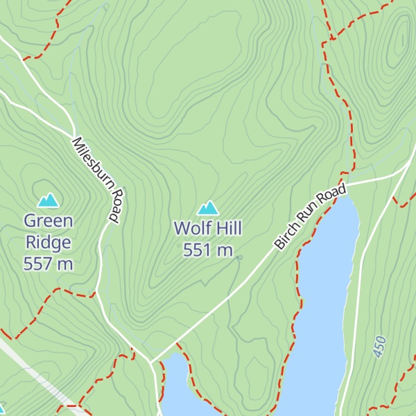 Map of Wolf Hill