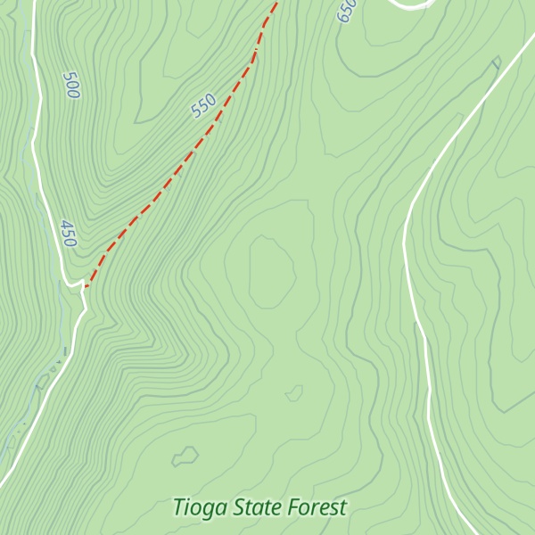 Map of Fahnestock Hill