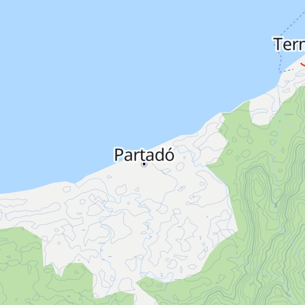 Map of El retoño del negro gozón