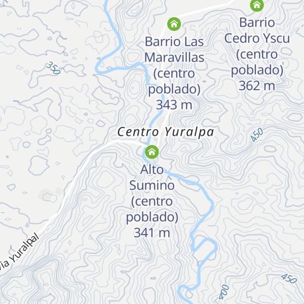 Map of Alto Sumino (centro poblado)