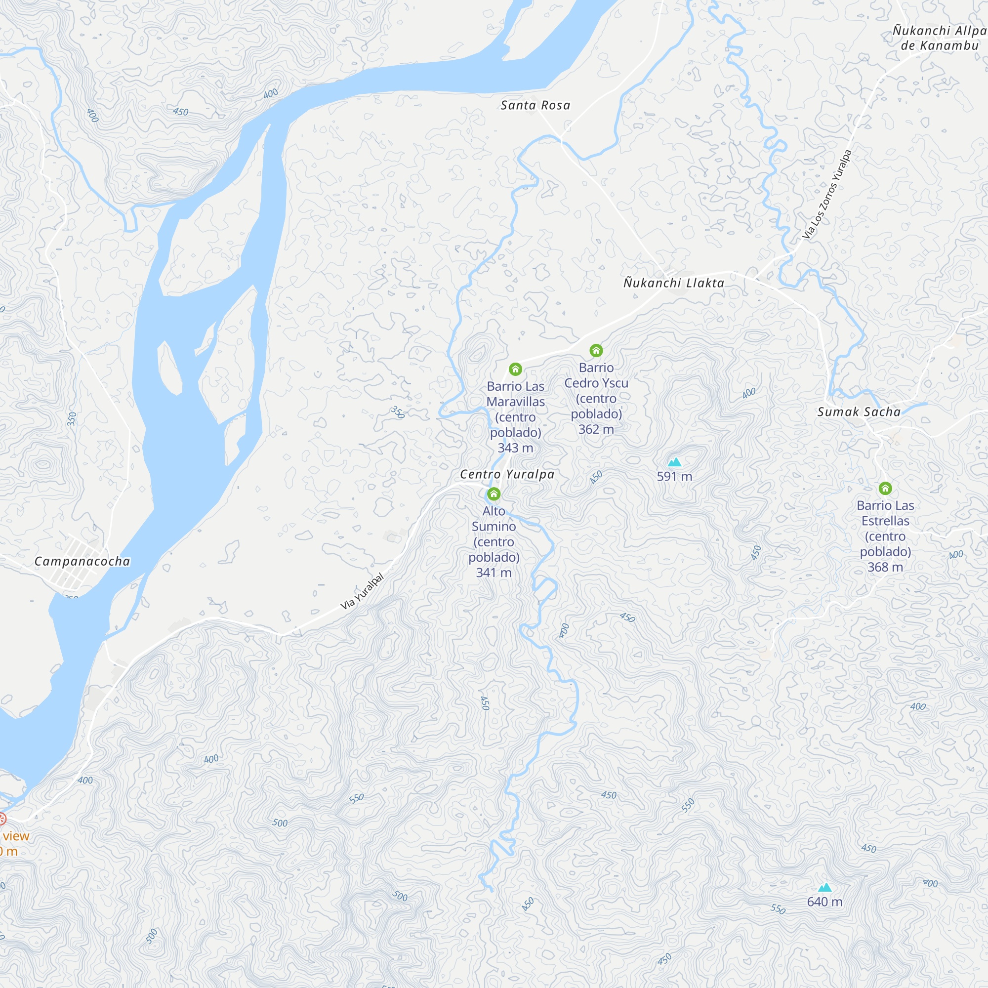 Alto Sumino (centro poblado) map