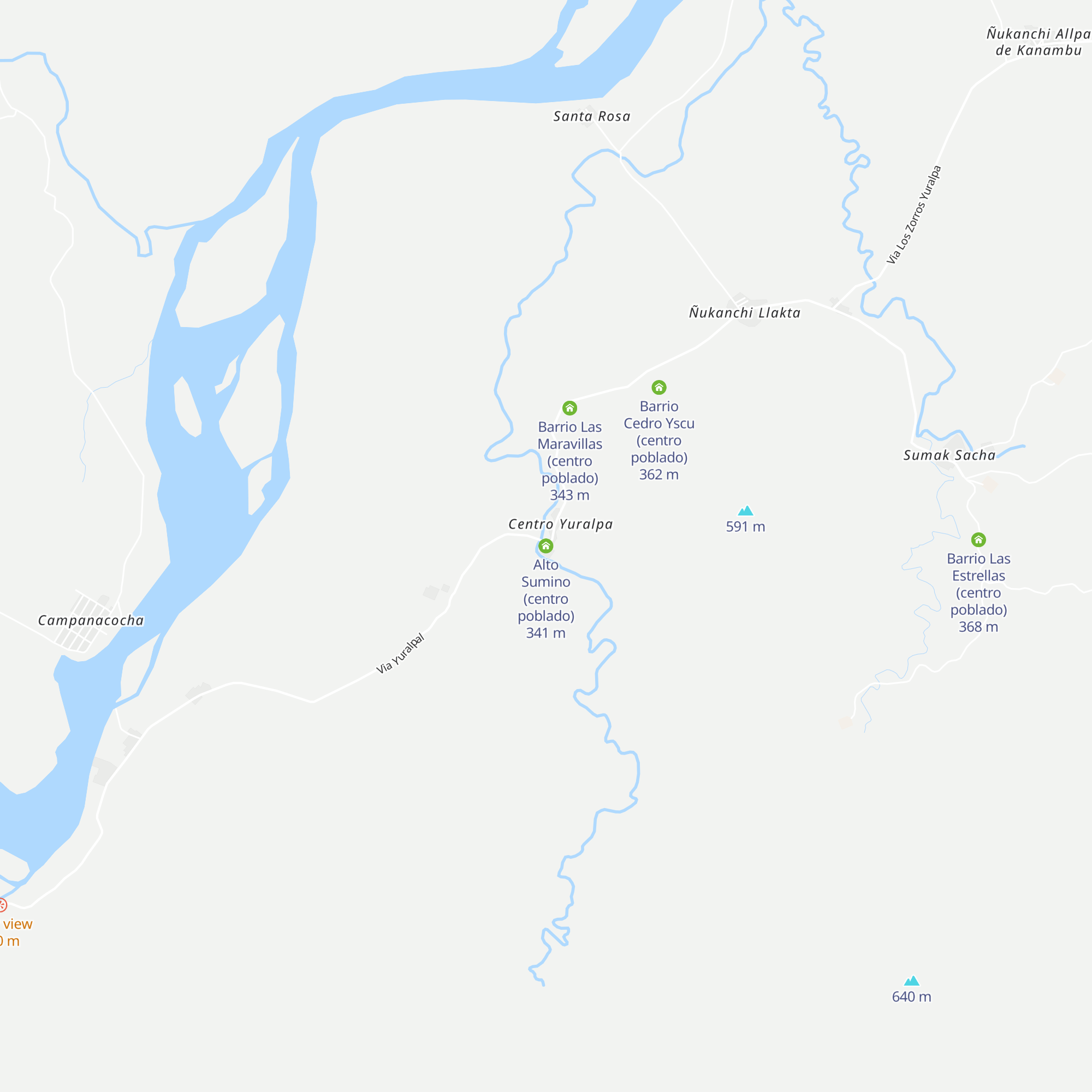 Alto Sumino (centro poblado) map