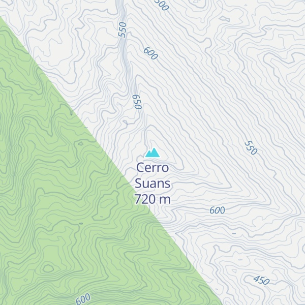 Map of Cerro Suans