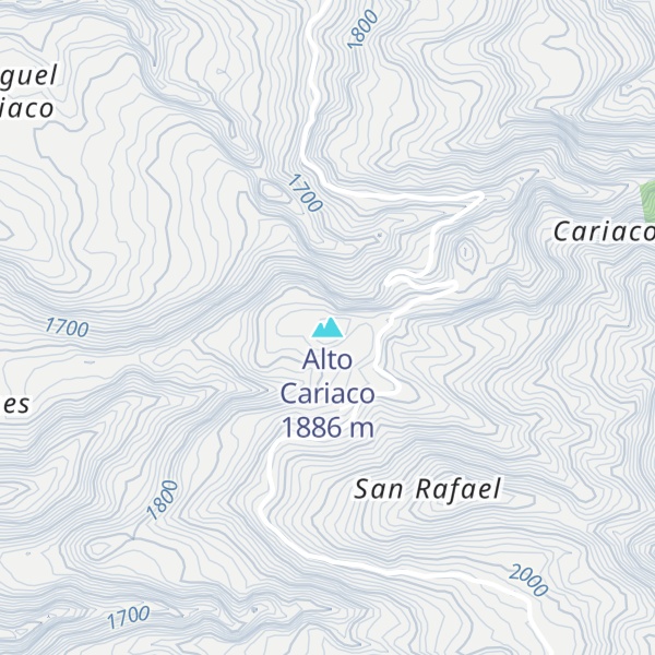 Map of Alto Cariaco