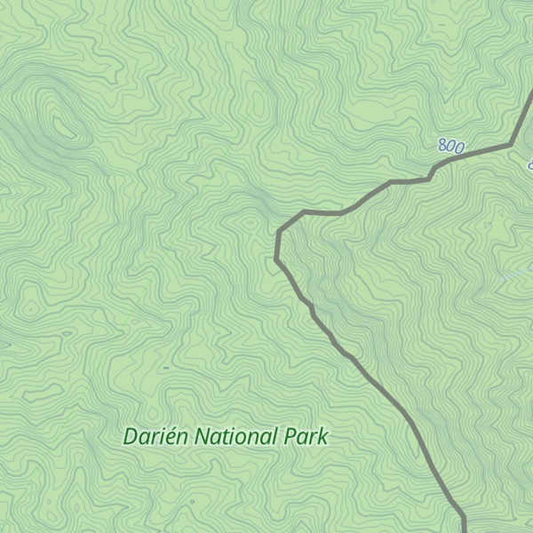 Map of Cerro Gandi