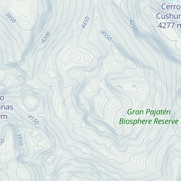 Map of Cerro Apushalla