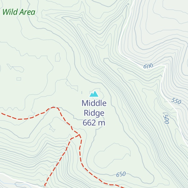 Map of Middle Ridge