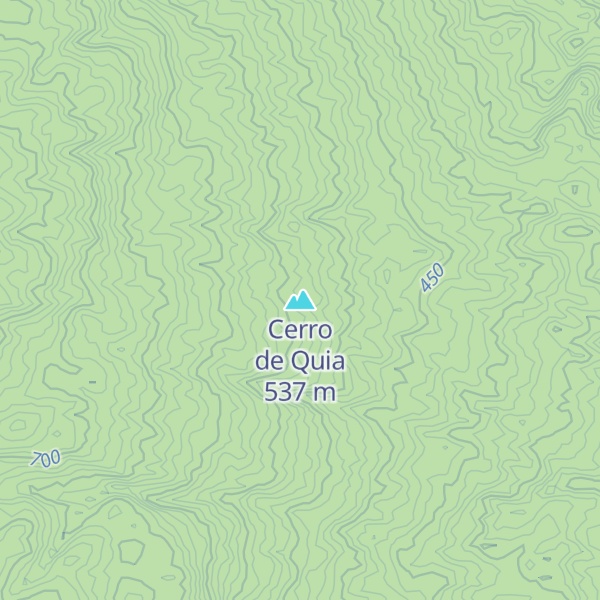Map of Cerro de Quia