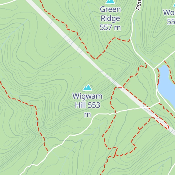 Map of Wigwam Hill