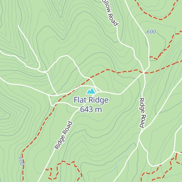 Map of Flat Ridge