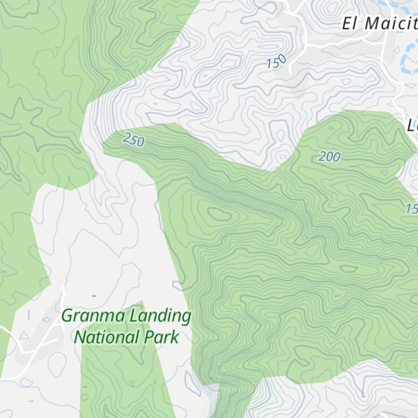 Map of Loma Ojo de Toro