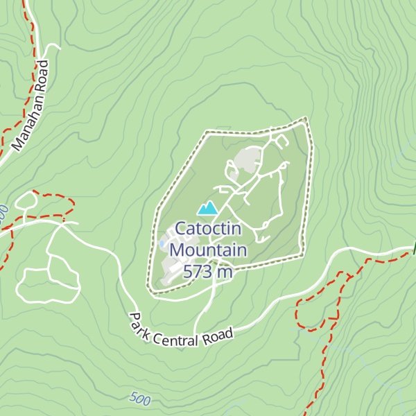 Map of Catoctin Mountain