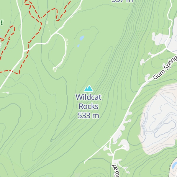 Map of Wildcat Rocks