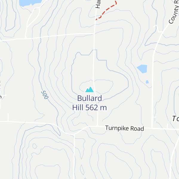 Map of Bullard Hill