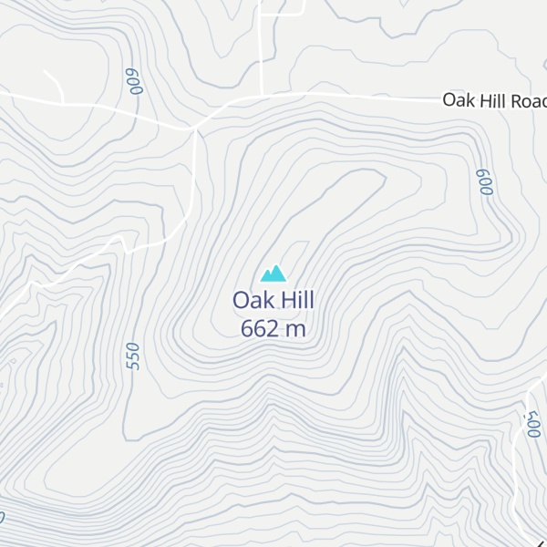 Map of Oak Hill