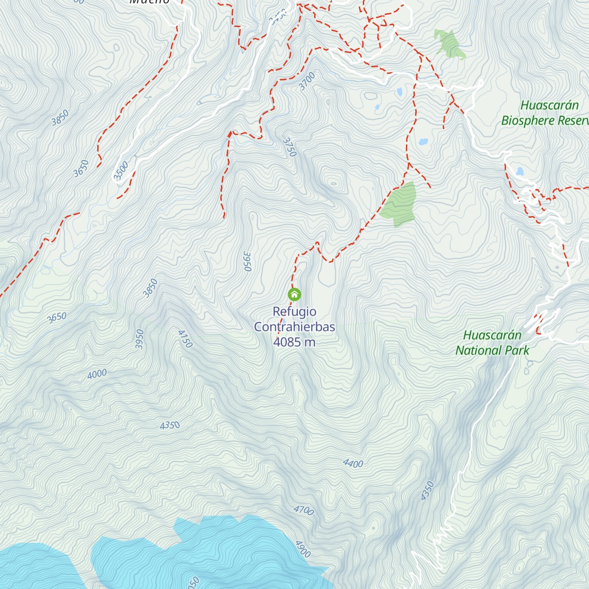 Refugio Contrahierbas map