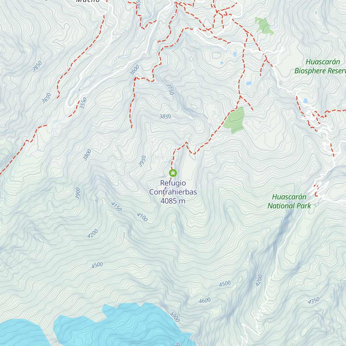 Refugio Contrahierbas map