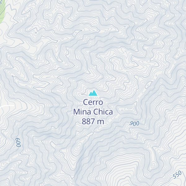 Map of Cerro Mina Chica