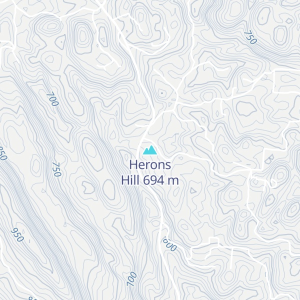 Map of Herons Hill