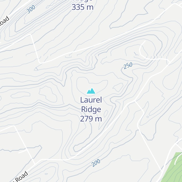 Map of Laurel Ridge