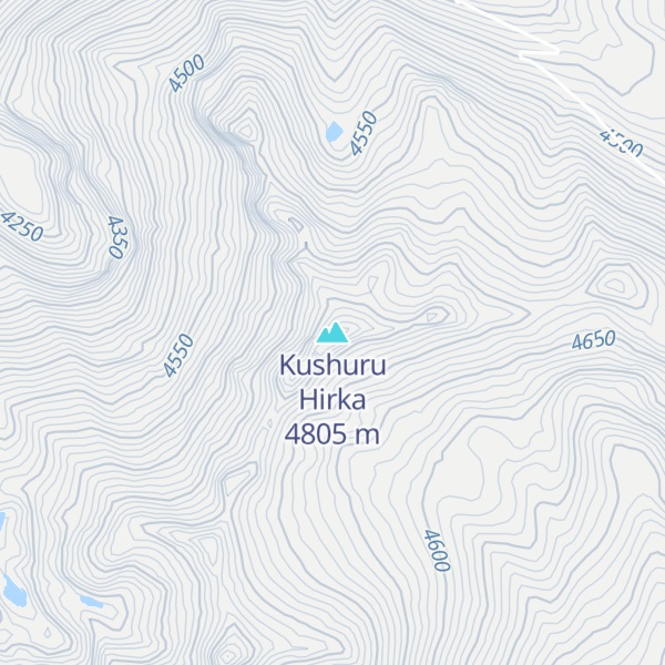 Map of Kushuru Hirka