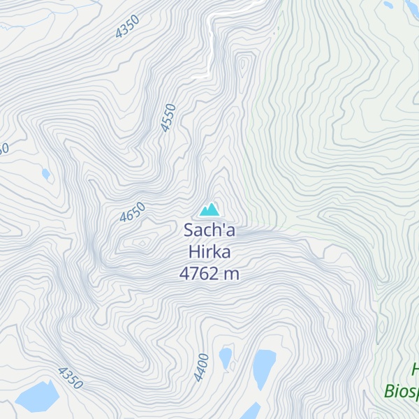 Map of Sach'a Hirka