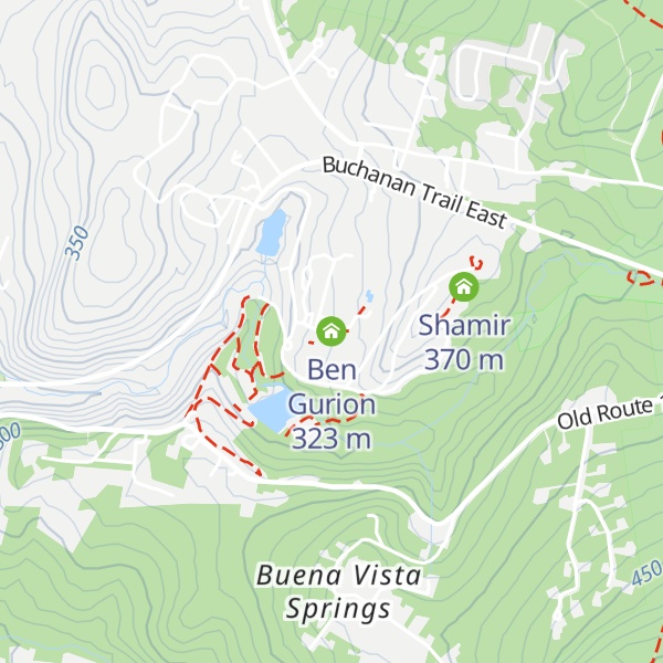Map of Ben Gurion