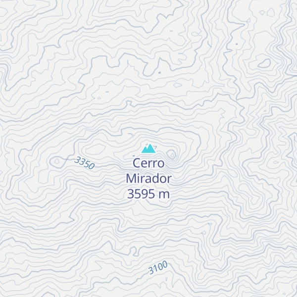 Map of Cerro Mirador