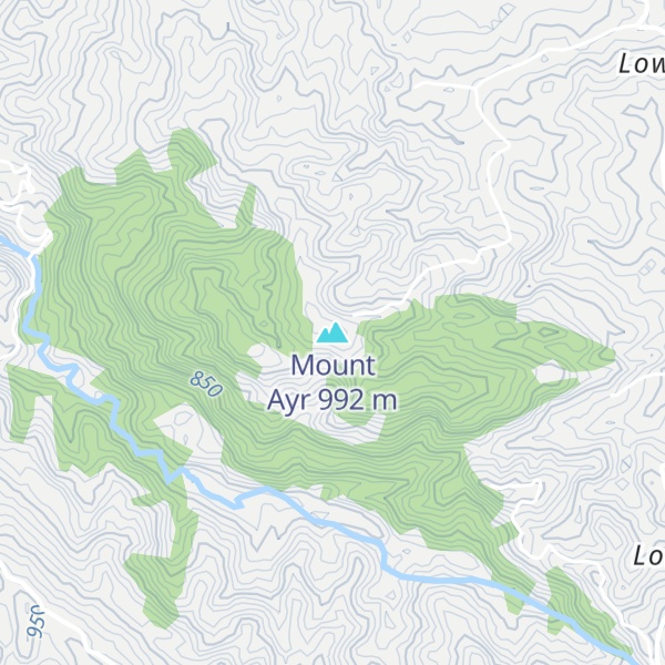 Map of Mount Ayr