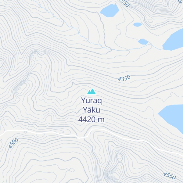 Map of Yuraq Yaku