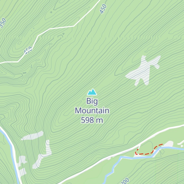 Map of Big Mountain