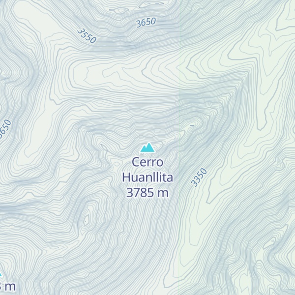 Map of Cerro Huanllita