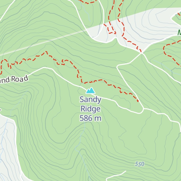 Map of Sandy Ridge