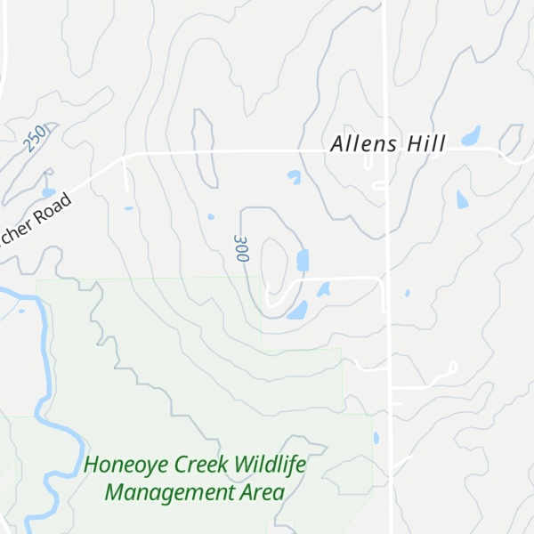 Map of Allens Hill
