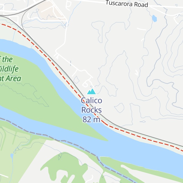 Map of Calico Rocks