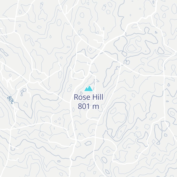 Map of Rose Hill