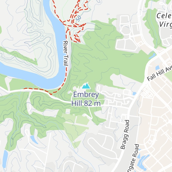 Map of Embrey Hill